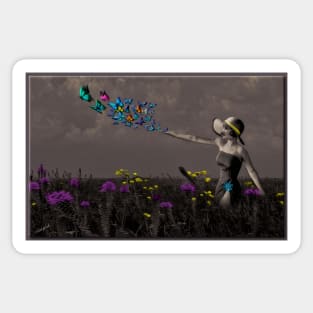 The Prairie Butterflies Sticker